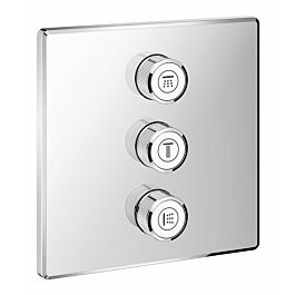 GROHE Grohtherm SmartControl Concealed shut-off valve for 3 outlets ...