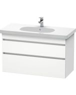Duravit DuraStyle - Waschtischunterschrank wandh 453x1000x610mm 2 Auszüge eiche terra/weiß matt