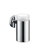 Hansgrohe Logis - Zahnputzbecher aus Glas mit Halter