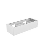 Keuco Edition 11 - Vanity unit 31267, 1 front pull black / glass black
