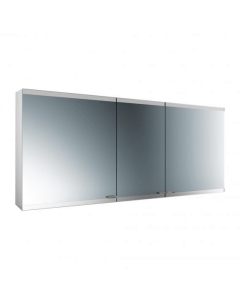 Emco Asis Evo - LED-Lichtspiegelschrank Aufputz 1600 mm 3-türig