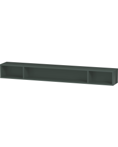 Duravit L-Cube - Elément étagère horizontal 1000 x 120 x 140 mm avec 3 compartiments gris dolomite brillant