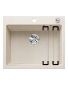 Blanco Etagon - Spüle 8 Silgranit PuraDur Ablauffernbedienung Zubehör 1015x615x428mm softweiß
