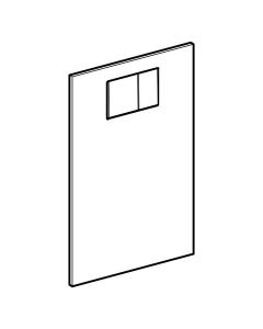 Geberit AquaClean - Designplatte Aufsatz weiß
