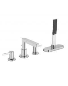 Hansgrohe Finoris - 4-Loch Wannenarmatur F-Set Wannenrandmontage mit sBox chrom