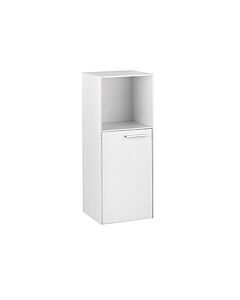 Keuco Royal 60 - Central Cupboard with 1 door & 1 open compartment & hinges left 400x1030x400mm white matt/white matt