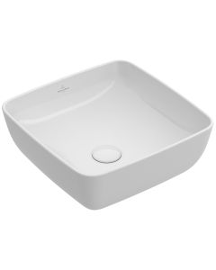 Villeroy & Boch Artis - Aufsatzwaschtisch 410 x 410 mm stone white mit CeramicPlus