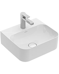 Villeroy & Boch Finion - Handwaschbecken 4364 430 x 390 mm verd. Überlauf weiß alpin CeramicPlus