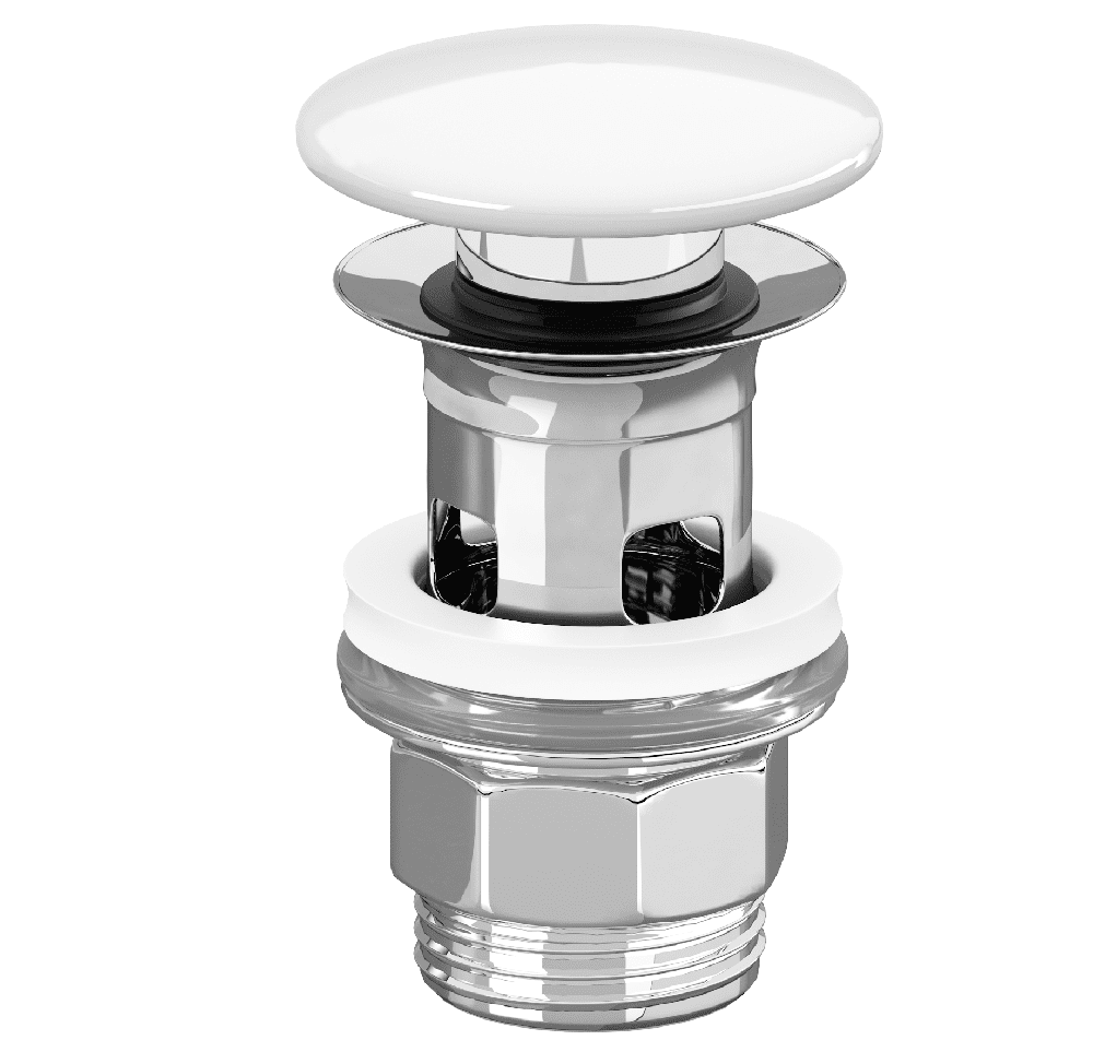 Villeroy & Boch Universal Push-Open Ventil für Waschtisch mit Überlauf ...